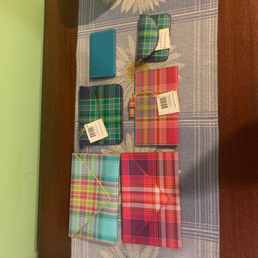 Tartan leather bundle